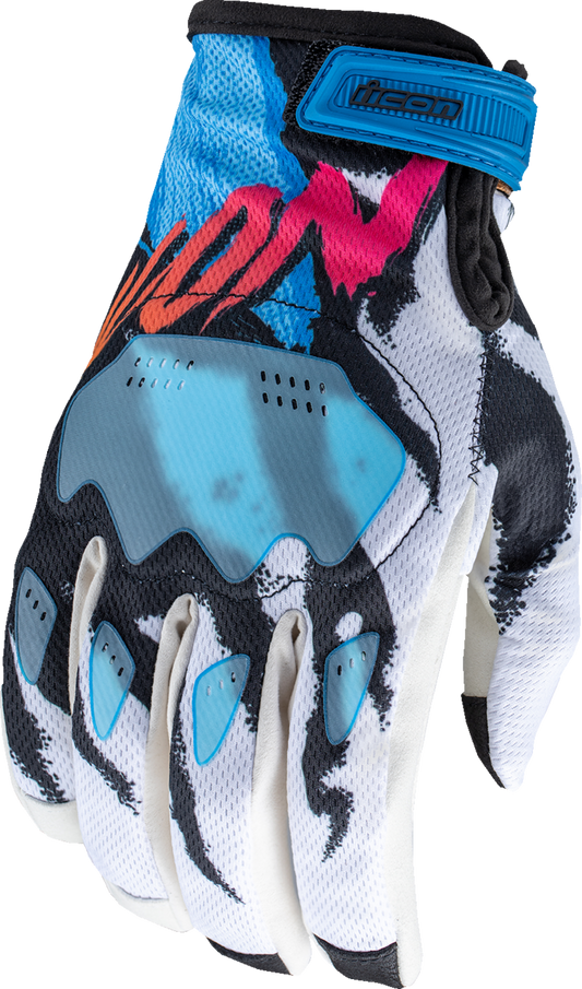 ICON Hooligan™ Rad Dawn Gloves - White - Small 3301-4851