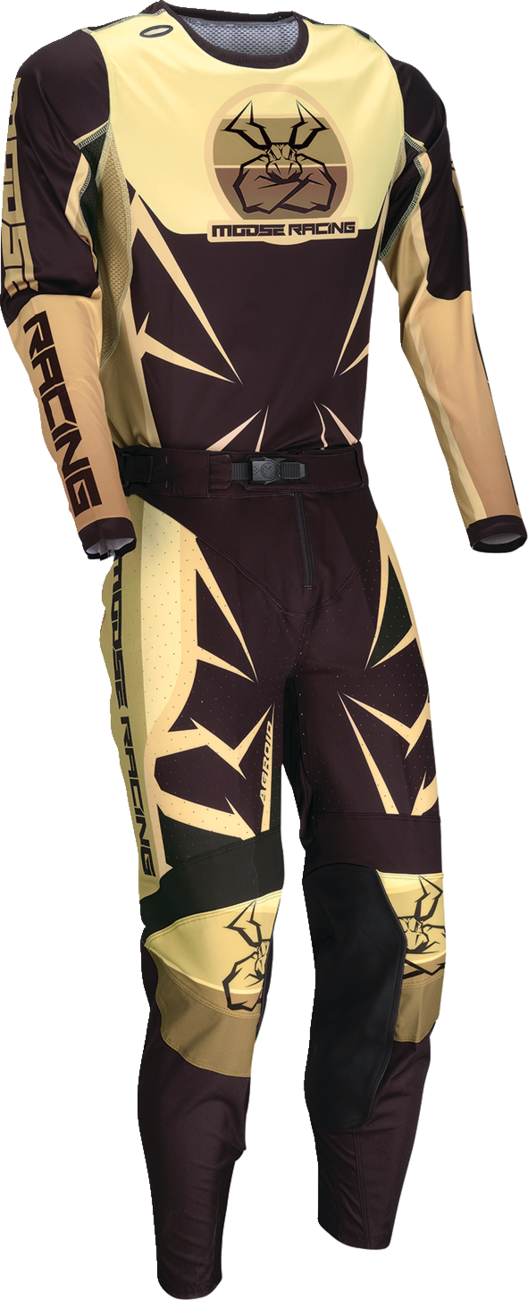 MOOSE OFFROAD Agroid Jersey - Brown/Black - XS 2910-8144