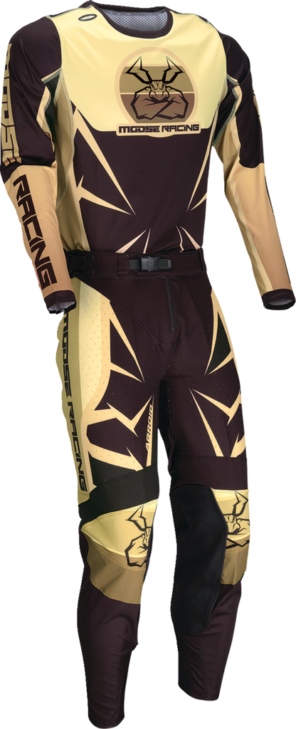 MOOSE OFFROAD Agroid Jersey - Brown/Black - XS 2910-8144