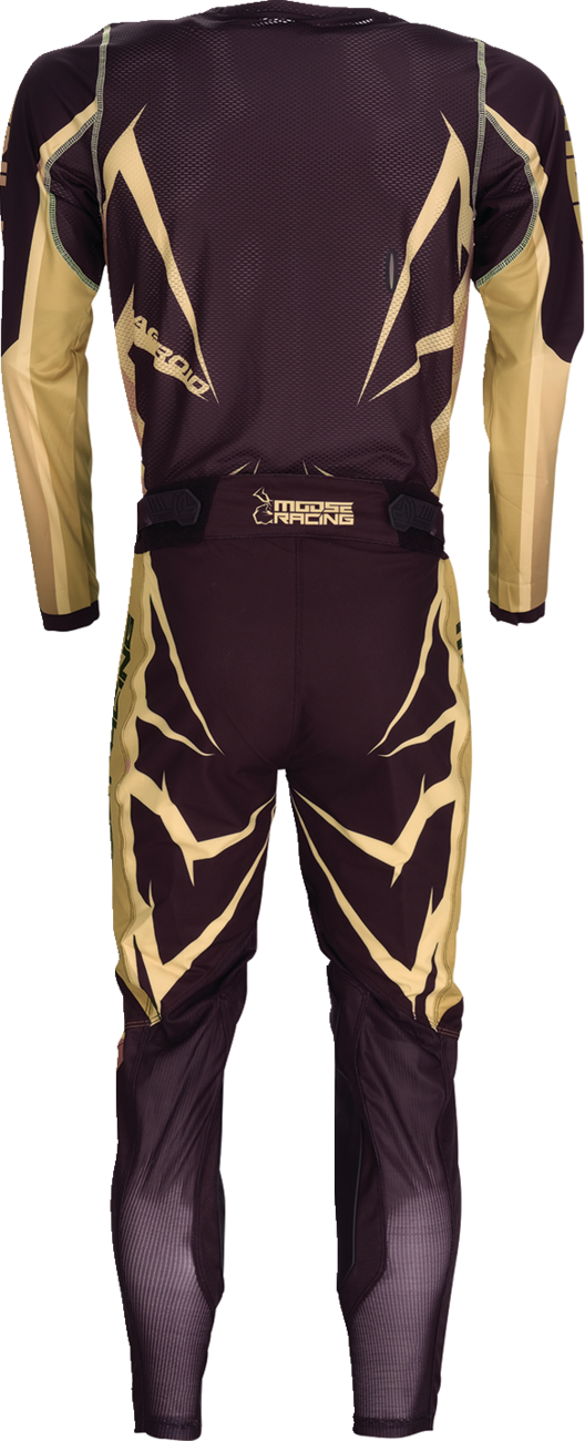 MOOSE OFFROAD Agroid Jersey - Brown/Black - XS 2910-8144
