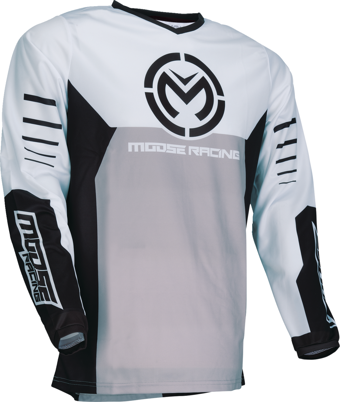 MOOSE OFFROAD Qualifier® Jersey - Black/White - 4XL 2910-8157