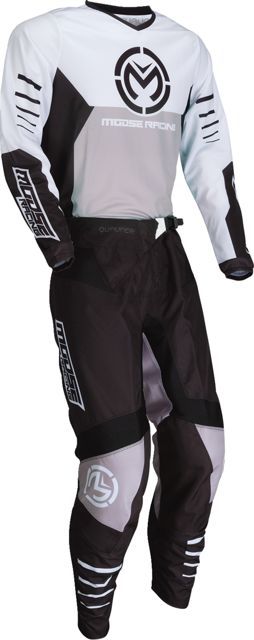 MOOSE OFFROAD Qualifier® Jersey - Black/White - 4XL 2910-8157