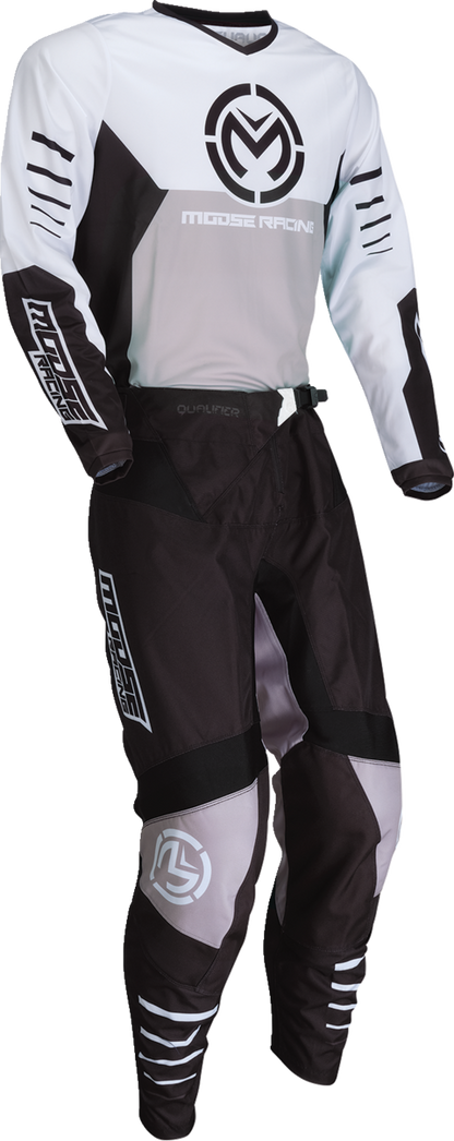 MOOSE OFFROAD Qualifier® Jersey - Black/White - 4XL 2910-8157