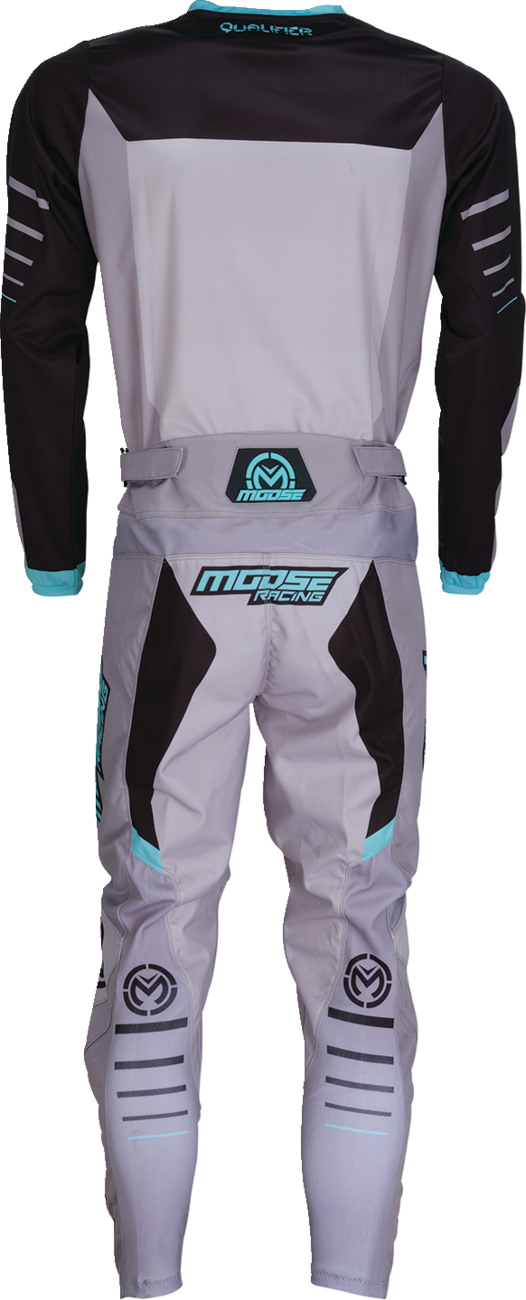 MOOSE OFFROAD Qualifier® Jersey - Gray/Teal - 4XL 2910-8189
