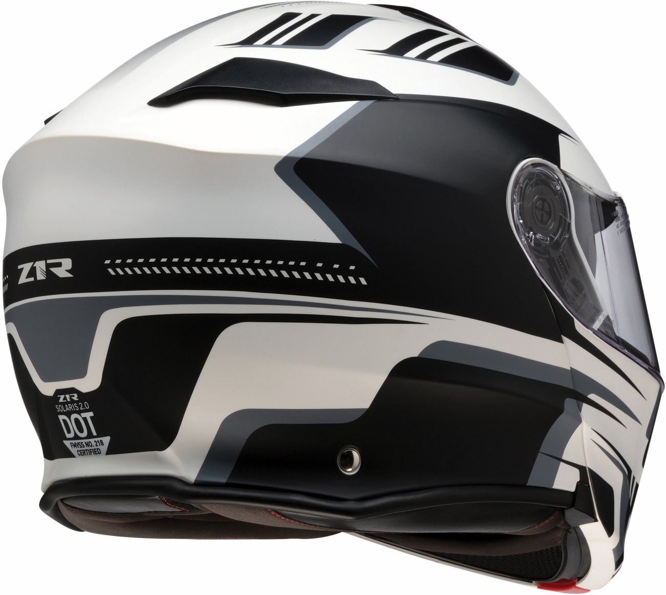 Z1R Solaris 2.0 Modular Helmet - Slater - White - XS 0100-2433