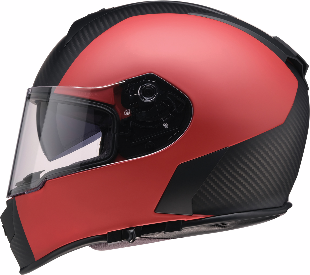 Z1R Warrant Helmet - Carbon - Red - Medium 0101-17428