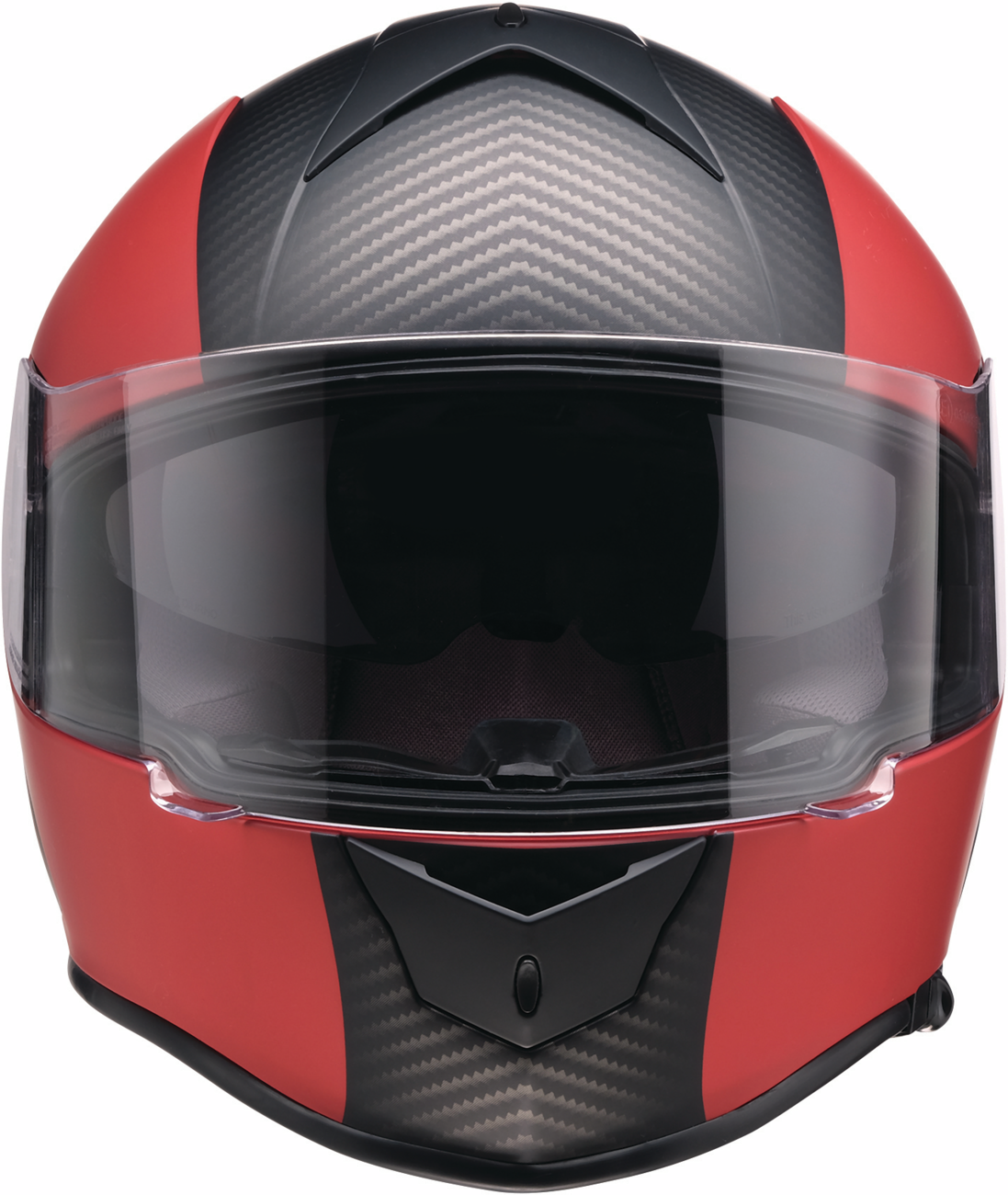 Z1R Warrant Helmet - Carbon - Red - Medium 0101-17428