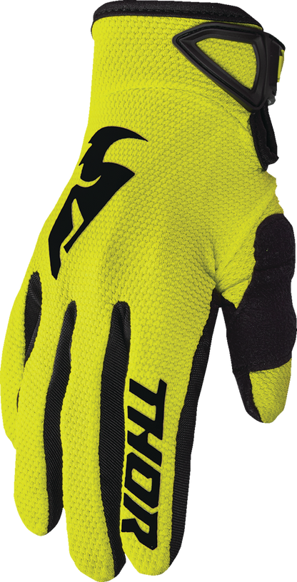 THOR Youth Sector Gloves - Acid - Large 3332-1737