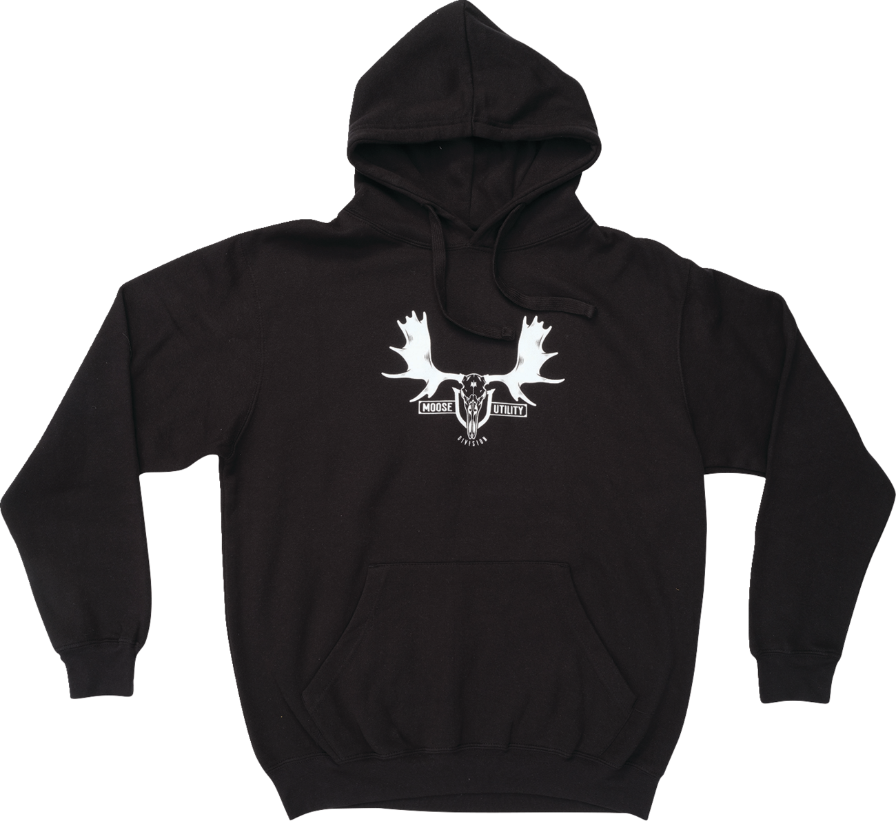 MOOSE OFFROAD MUD Euro Hoodie - Black - 2XL 3050-6968