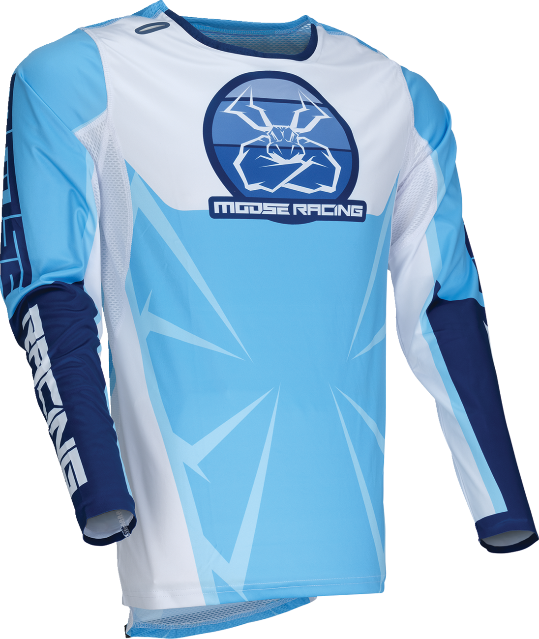 MOOSE OFFROAD Agroid Jersey - Blue/White - Large 2910-8133