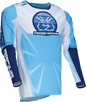 MOOSE OFFROAD Agroid Jersey - Blue/White - Large 2910-8133
