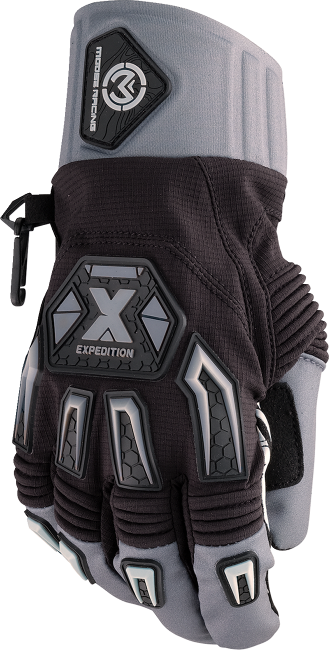MOOSE OFFROAD Expedition™ Gloves - Black/Gray - XL 3330-7924