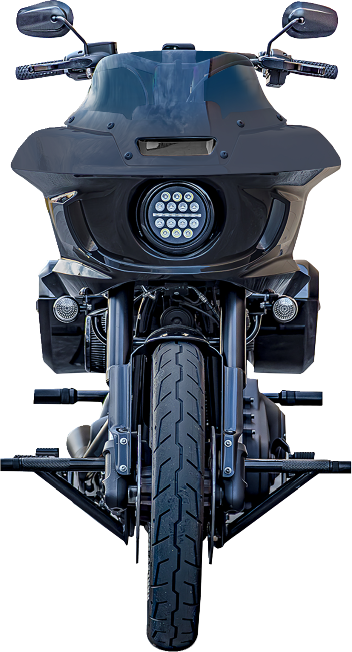 BURLY BRAND Front Brawler Kit - Black - HD Softail B10-3018B