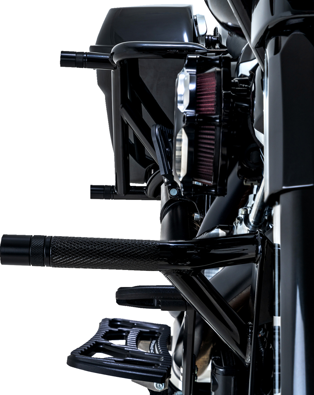 BURLY BRAND Front Brawler Kit - Black - HD Touring SA-3013-001