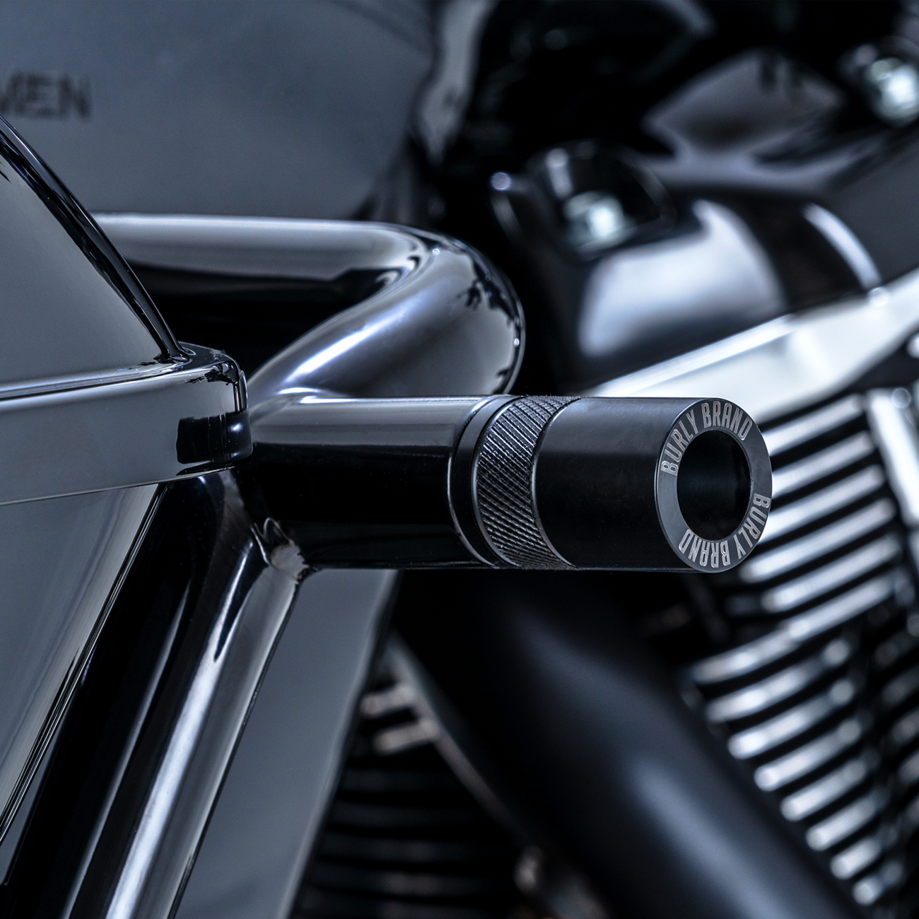 BURLY BRAND Rear Brawler Kit - Black - HD Toring SA-3013-002