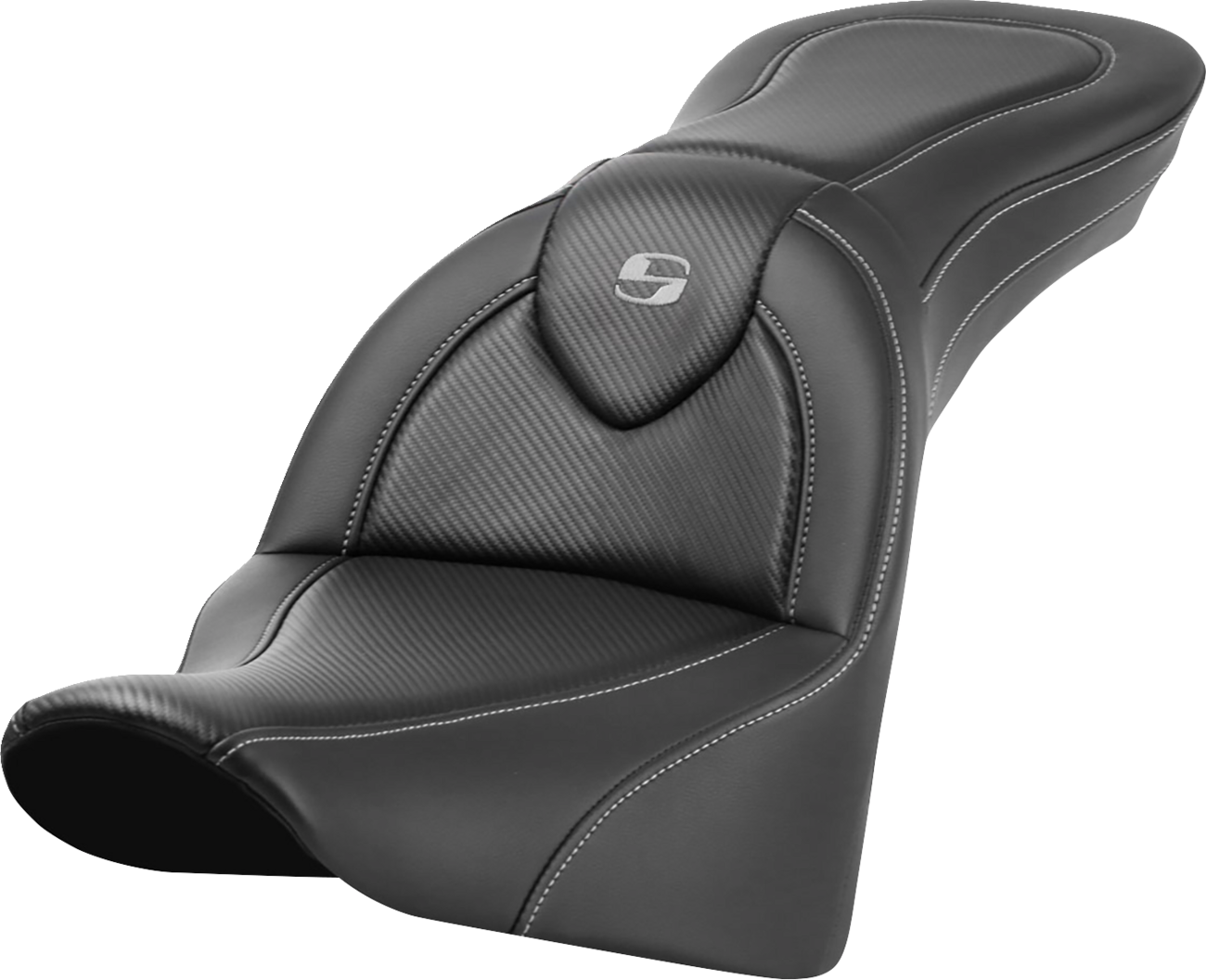 SADDLEMEN Roadsofa™ Carbon Fiber Seat - Without Backrest - FL '18-'24 818-33-185