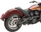 TRASK 2:1 Exhaust - Black - Indian Scout TM-3041BK