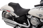 DRAG SPECIALTIES SEATS Predator III Seat - Black - Smooth - FXBR/S '18-'22 0802-1187
