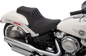 DRAG SPECIALTIES SEATS Predator III Seat - Double Diamond - Black Stitching - FLFB/S '18-'25 0802-1188