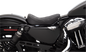 DRAG SPECIALTIES SEATS Bobber Solo Seat - Double Diamond - Silver Stitch - '10-'22 XL 0804-0740