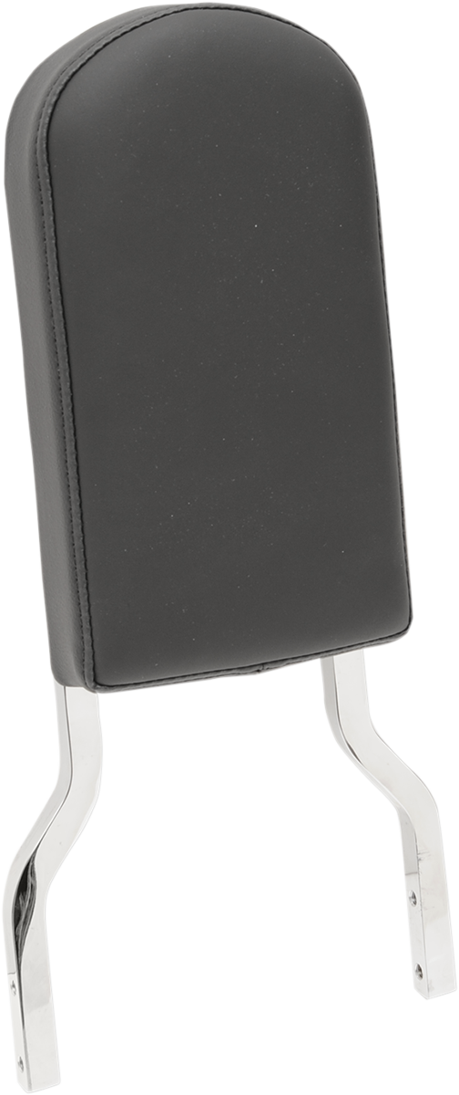 DRAG SPECIALTIES SEATS Sissy Bar Pad - Tall - Smooth - Solar Reflective Leather Top Stitch - 2" Thick 0822-0298