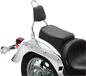 DRAG SPECIALTIES SEATS Tapered Backrest Pad - Stitched 0822-0338