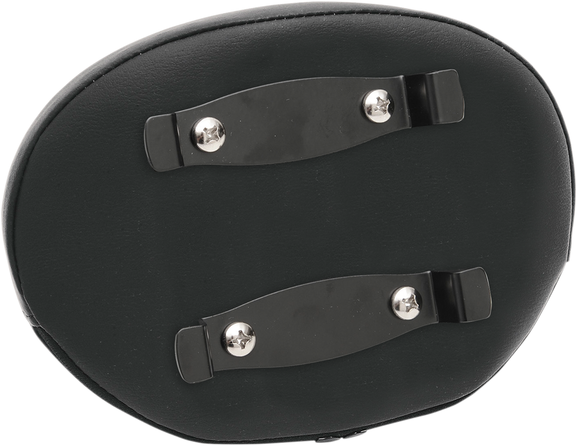 DRAG SPECIALTIES SEATS Oval Sissy Bar Pad - Black - Pillow - 2" Thick 0822-0344