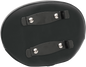 DRAG SPECIALTIES SEATS Oval Sissy Bar Pad - Black - Pillow - 2" Thick 0822-0344