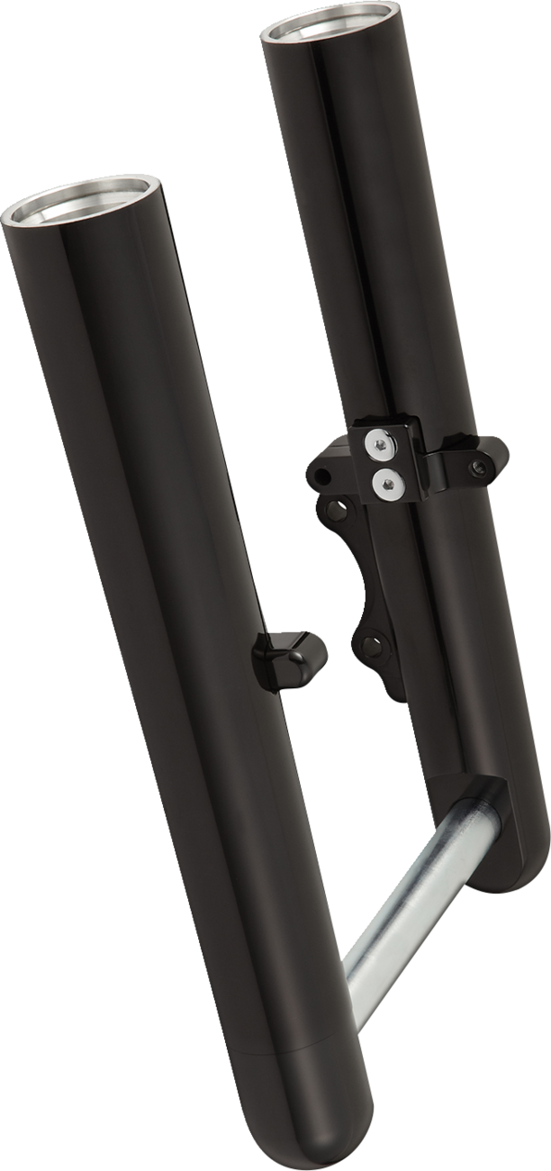 ARLEN NESS Fork Legs - Black Anodized - Smooth - Single Disc 40-532