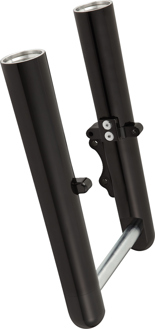 ARLEN NESS Fork Legs - Black Anodized - Smooth - Single Disc 40-532