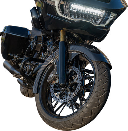 ARLEN NESS 21" Front Fender - Fat Wrapper - Carbon Fiber - HD Touring '24-'25 210-031