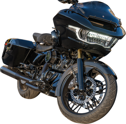 ARLEN NESS 21" Front Fender - Fat Wrapper - Carbon Fiber - HD Touring '24-'25 210-031