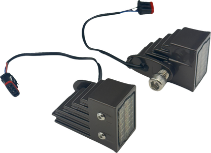 CUSTOM DYNAMICS LED Turn Signals - Front - Dark Bronze CD-LRST-FTS-D