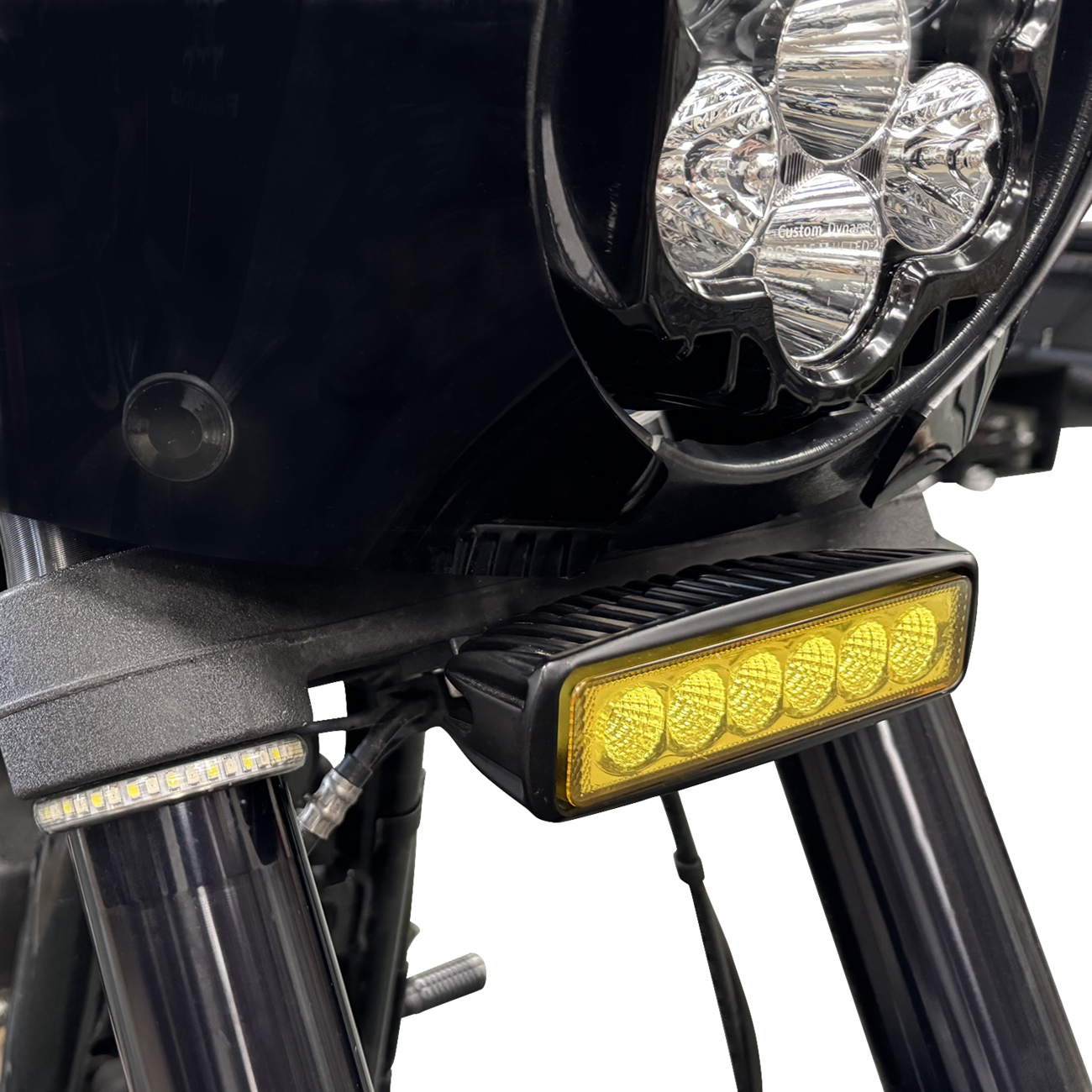 CUSTOM DYNAMICS Mount - Light Bar - Textured Satin Black - FXLRS LB-HP-LRS