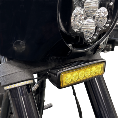CUSTOM DYNAMICS Mount - Light Bar - Textured Satin Black - FXLRS LB-HP-LRS