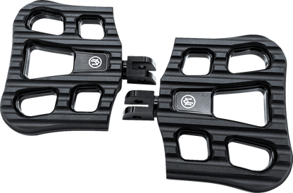 PERFORMANCE MACHINE (PM) Drifter Floorboards - Rider - Black Ops - FL 0036-1027-SMB