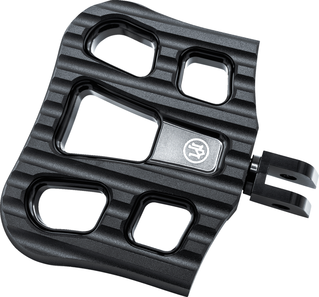 PERFORMANCE MACHINE (PM) Drifter Floorboards - Rider - Black Ops - FL 0036-1027-SMB