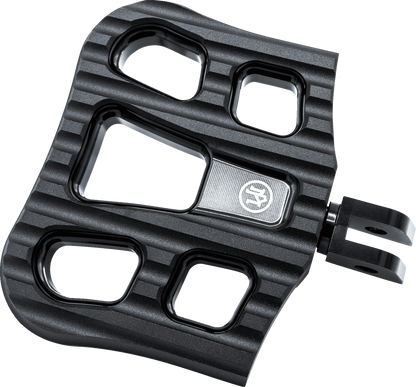 PERFORMANCE MACHINE (PM) Drifter Floorboards - Rider - Black Ops - FL 0036-1027-SMB