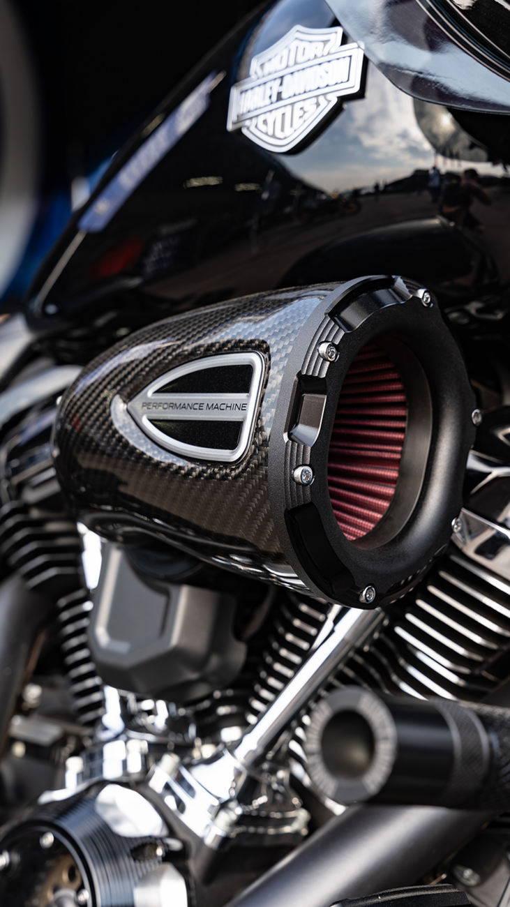 PERFORMANCE MACHINE (PM) C4 Series Air Cleaner Kit - Black Ops™ - M8 0206-2160-SMB