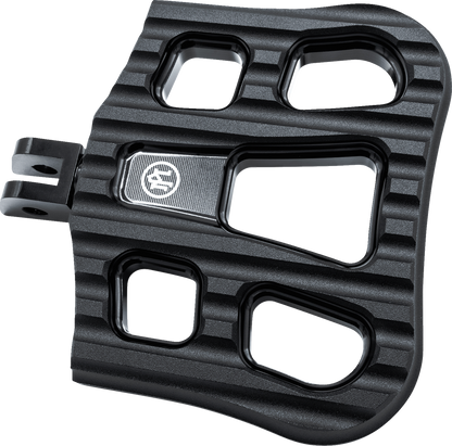 PERFORMANCE MACHINE (PM) Drifter Floorboards - Rider - Black Ops - FL 0036-1027-SMB