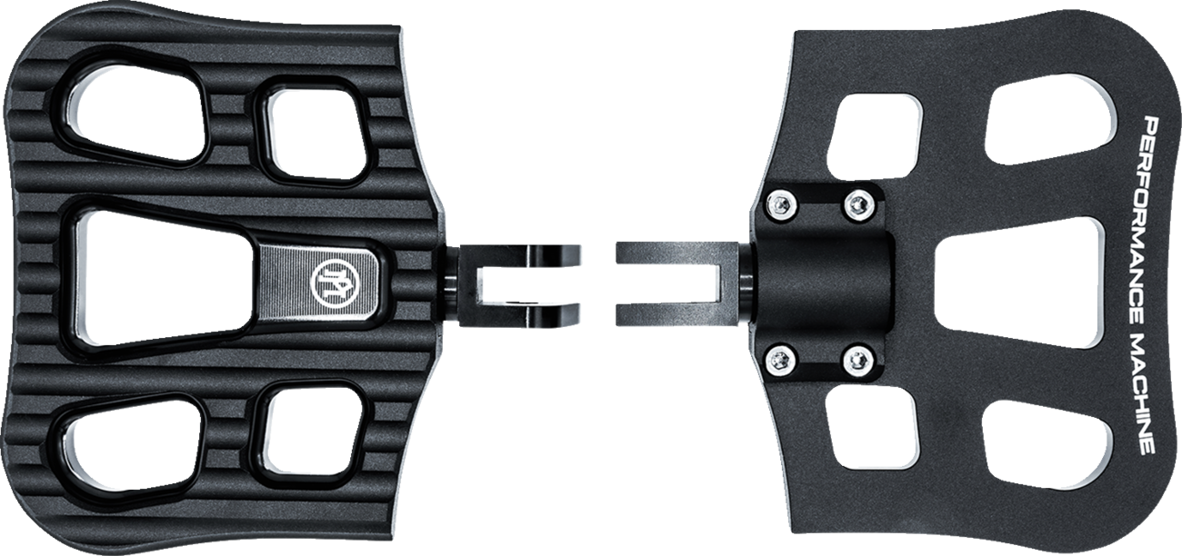 PERFORMANCE MACHINE (PM) Drifter Floorboards - Rider - Black Ops - FL 0036-1027-SMB