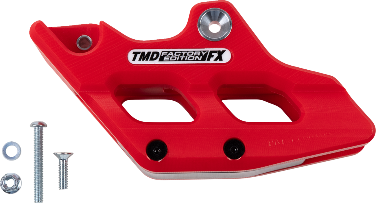 T.M. DESIGNWORKS Chain Slider - Rear - Red - Beta RCG-BT3-RD