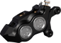 PERFORMANCE MACHINE (PM) Caliper - 137 X 4B - Right - Black Anodized with Black Bore Caps 0053-2958-MB