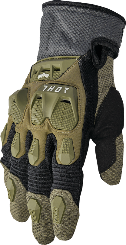 THOR Terrain Gloves - Army/Charcoal - 2XL 3330-8254