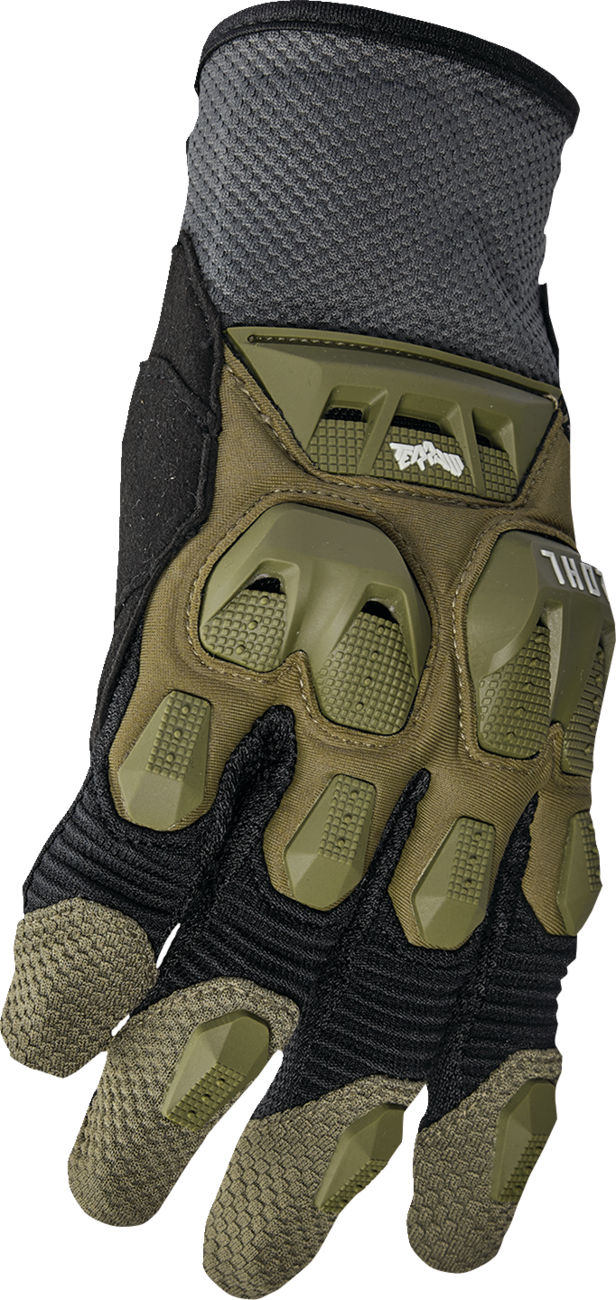 THOR Terrain Gloves - Army/Charcoal - XL 3330-8253