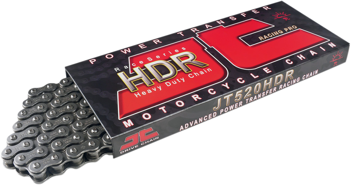 JT CHAINS 520 HDS - Ultimate Competition Chain - Steel - 102 Links JTC520HDS102SL