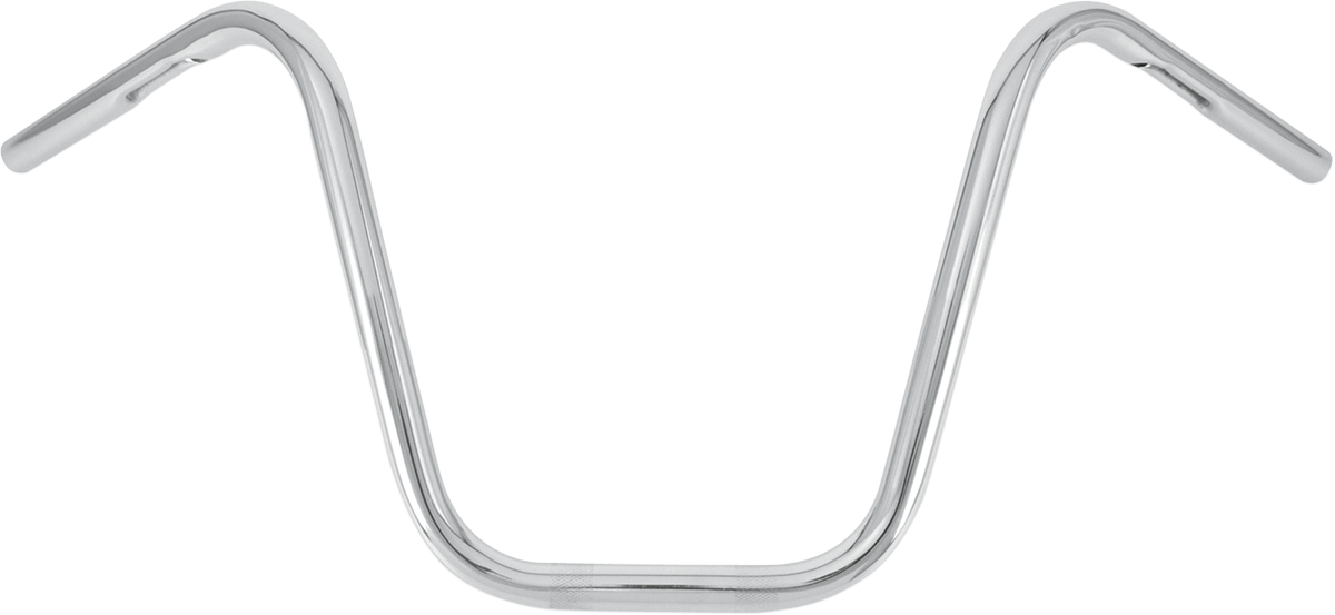 BURLY BRAND 1" Narrow Bottom Ape Hanger Handlebar - 12" - Chrome B28-349