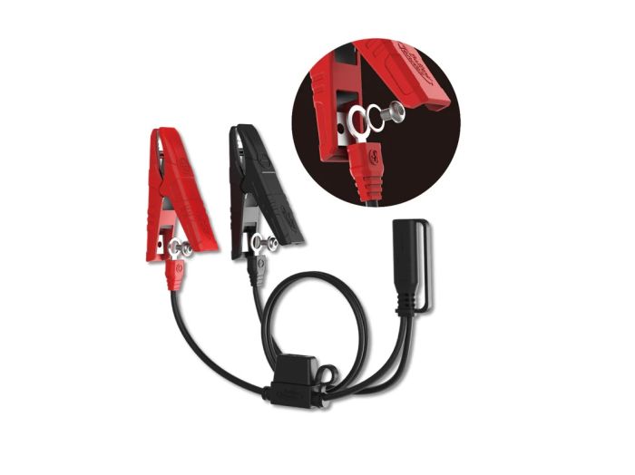 BATTERY TENDER ALLIGATOR CLIP AND RING TERMINAL 20" CABLE