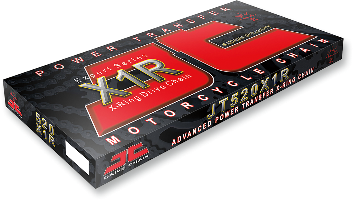 JT CHAINS 428 X1R - Heavy-Duty Drive Chain - 124 Links JTC428X1R124SL