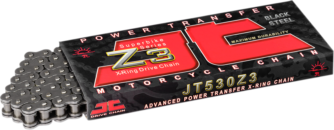JT CHAINS 520 Z3 - Heavy Duty Drive Chain - 114 Links JTC520Z3-114RL